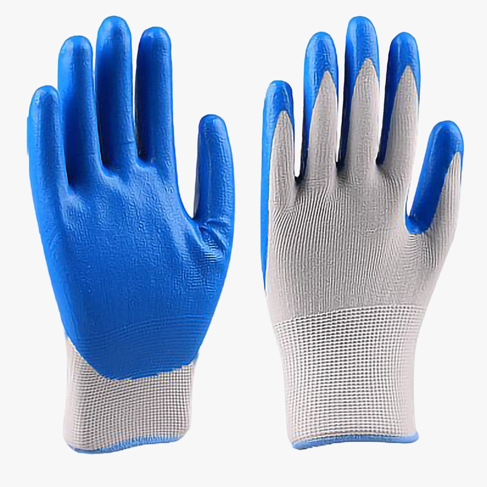 Orange Latex Grip Gloves